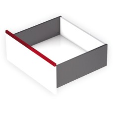 Drawer Set 185 mm High with Dynapro Tipmatic Runners Vionaro Length 270 mm graphite