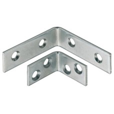 Chair Bracket With 4 Screw Holes Steel Dim. A x B x C  25 x 25 x 15 mm with 4 fixing holes screw size 3.0 mm stainless steel