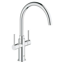 Mixer Tap Dual Lever Monobloc Grohe Ambi Cosmopolitan Polished chrome Grohe model 30 190 000