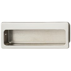 Inset Handle Brass Width 75-99 mm Polished nickel plated width 75 mm height 32 mm