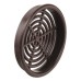 Ventilation Trim for Recess Mounting Slotted Ø 65 mm Plastic Round Ventilation area 13.49 cm2 brown