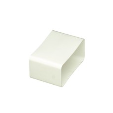 Flat Duct Connector Flame Retardant PVC White System 4a