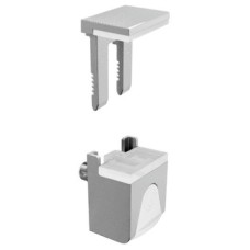 Shelf Support Clamp Design for Glass Shelves Kubic With rubber