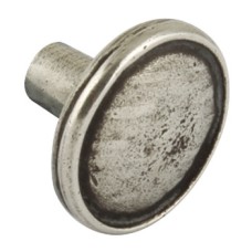 Knob Pewter Ø 36 mm Lamont Natural pewter finish