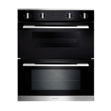 Double Oven Electric Multifunctional Easy Clean Enamel 600 mm Rangemaster RMB7248BL/SS - Stainless steel finish