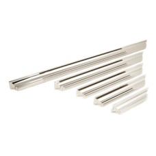 Cup Pull Handle Aluminium Fixing Centres 320 - 512 mm Clement Polished nickel finish fixing centres 320 mm
