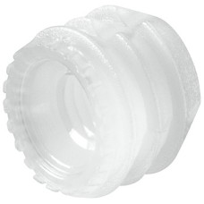 Glue-In Sleeve M4 - M8 Internal Thread Plastic with Grooves for Glue M4 internal thread for Ø 10 mm hole length 10 mm