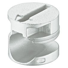 Connector Housing without Rim Polycarbonate Minifix 15 For wood thickness from 15 mm dim. A 7.5 mm drilling depth x 12.0<sup>+0.2</sup> mm White