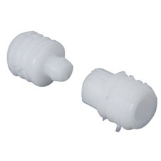 Dowel Connector Press-Fit Two Piece For release fastenings Natural coloured nylon