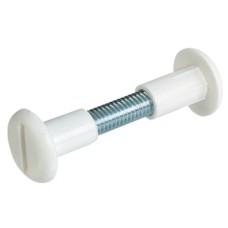 Connecting Screw 2-Piece with Sleeve M6 Thread For Ø 8 mm hole For wood thickness 15-18 mm length 30-39 mm brown