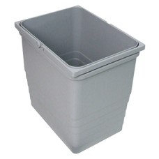 Waste Bin Grey Plastic One2Five Capacity 32 litres width x depth x height 230 x 306 x 560 mm