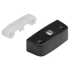 Knock Down Fitting Zinc Alloy Outer Housing Plastic plug element White