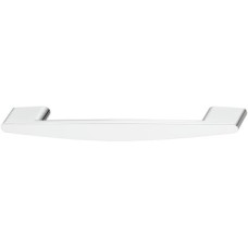 D Pull Handle Zinc Alloy Montrose Height 26 mm Polished chrome fixing centres 160 mm