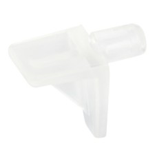Shelf Support Plug in for Ø 5 mm Hole for Wooden Shelves Plastic Transparent