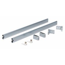 Rectangular Railing Set for use with Nova Pro Deluxe Standard Drawers To create Nova Pro Deluxe pan or filing drawers Length 350 mm Metallic RAL 9006