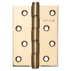 Butt Hinge DPBW 102 x 76 mm Brass Häfele Staggered hole pattern Polished