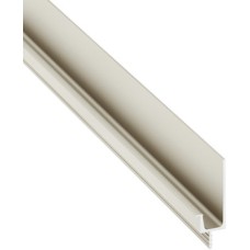 Profile Handle Anodised Aluminium Length 2500 mm Attis Effective length 2450 mm Stainless steel effect groove length 2450 mm