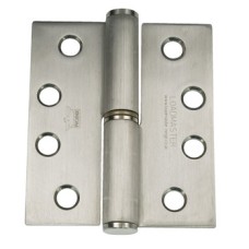 Lift-Off Hinge 102 x 89 mm Grade 316 Stainless Steel Loadmaster ANSI hole pattern (template drilled) Radius corners anti-clockwise closing satin