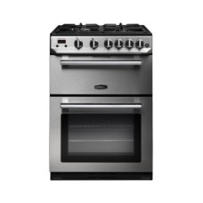 Range Cooker Natural Gas 600 mm Rangemaster Professional Plus 60 PROPL60NGFSS/C - Stainless steel finish chrome trim