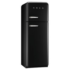 Fridge-Freezer Freestanding Total Capacity 298 Litres Smeg 50’s Style FAB30RBL5UK - Black right hand hinge