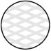 Ventilation Trim for Recess Mounting Ø 55 mm Plastic Round Ventilation area 6.4 cm² white