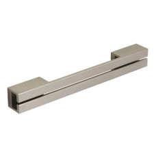 D Pull Handle Aluminium Fixing Centres 256 mm Musgrave Stainless steel effect