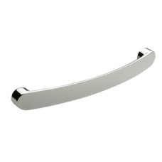 D Pull Handle Zinc Alloy Fixing Centres 160 mm Harrington Polished chrome