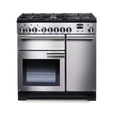 Range Cooker Electric Induction 900 mm Rangemaster Professional Deluxe 90 White finish