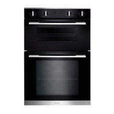 Double Oven Electric Multifunctional Easy Clean Enamel 600 mm Rangemaster RMB9048BL/SS - Stainless steel finish