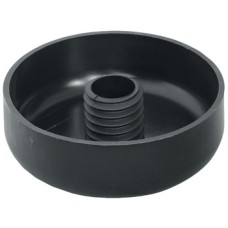 Furniture Glide Ø 80 mm Anthracite Plastic Height 23 mm Load capacity 50 kg
