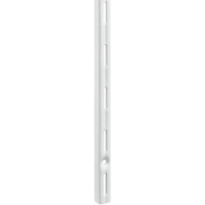 Supporting Channel Length 495-2495 mm Shoptec Shopfitting System Single slotted white RAL 9003 finish length 1495 mm