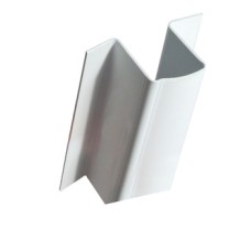 Finger Guard Rearguard Length 1960 mm Plastic Shields the hinge side of the door Length 1960 mm white