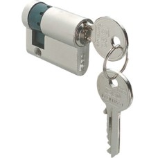 Profile Cylinder Single Key Only One Side Brass Size (AxB): 10 x 30 mm keyed alike matt nickel plated