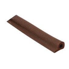 Door Seal Self Adhesive Length 5 m Rubber P Strip Brown