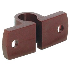 Rod Guide for Ø 6 mm Rods without Cover Brown plastic