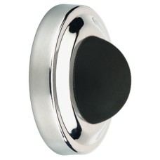 Wall Bumper Wall Fixing Stainless Steel or Brass Startec With black rubber buffer Polished brass