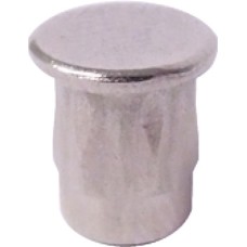 Cover Cap Niko for Ø 5 mm Holes Steel Nickel plated