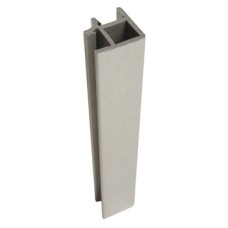 Plinth Connecting Profile 90° Corner 150 mm High For use with plinth panel 713.28.515 Satin brushed