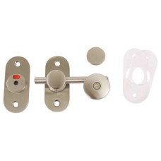 Indicator Bolt Cubicle Fittings 316 L for Glass Partitions PBA Stainless steel fittings Satin finish