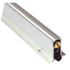 Door Seal Retractable Full Mortice Aluminium Carrier with Solid Neoprene Seal Unhanded Length 1067 mm