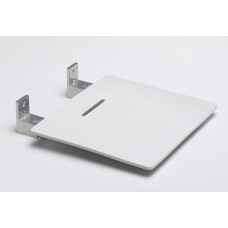 Shower Seat Slimline Aluminium Nyma Style White finish