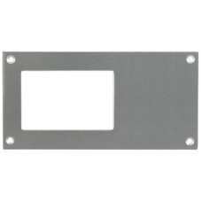 Card Frame 150 x 75 mm Stainless Steel or Aluminium Polished anodised aluminium