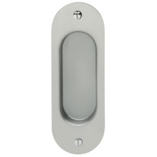 Pull Handle Flush 127 x 45 mm Stainless Steel Suitable for sliding timber doors Satin