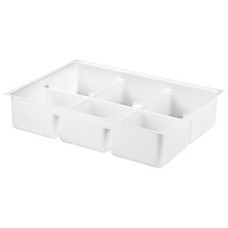 Drawer Insert Deep Height 85 mm Variant-D 2.5 mm material thickness With 6 compartments