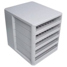 Deskop Filing Multi-Tray Housing With five trays Black finish