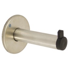 Buffered Coat Hook 316 L Cubicle Fittings for 13 mm Board Partitions PBA Stainless steel Satin finish