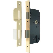 Sashlock Case Mortice Cylinder Escape Case Size 84 mm Standard Continental Style Backset 55 mm case size 84 mm satin stainless steel