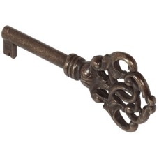 Decorative Key Shank Length 38 mm Zinc Alloy Burnished brown