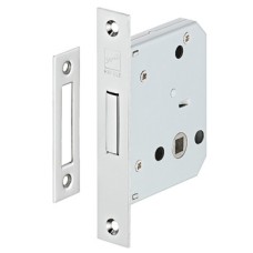 Toilet Cubicle Lock Mortice Stainless Steel Startec Backset 55 mm case size 84 mm satin