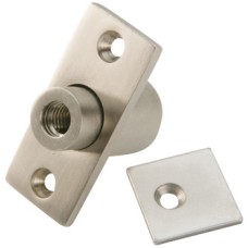 Sash Stop 48 x 21 mm Brass Satin nickel